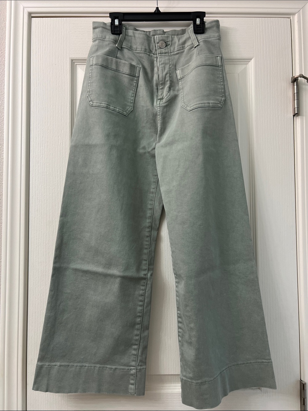 LC Lauren Conrad Wide Leg Jeans in Sage Green